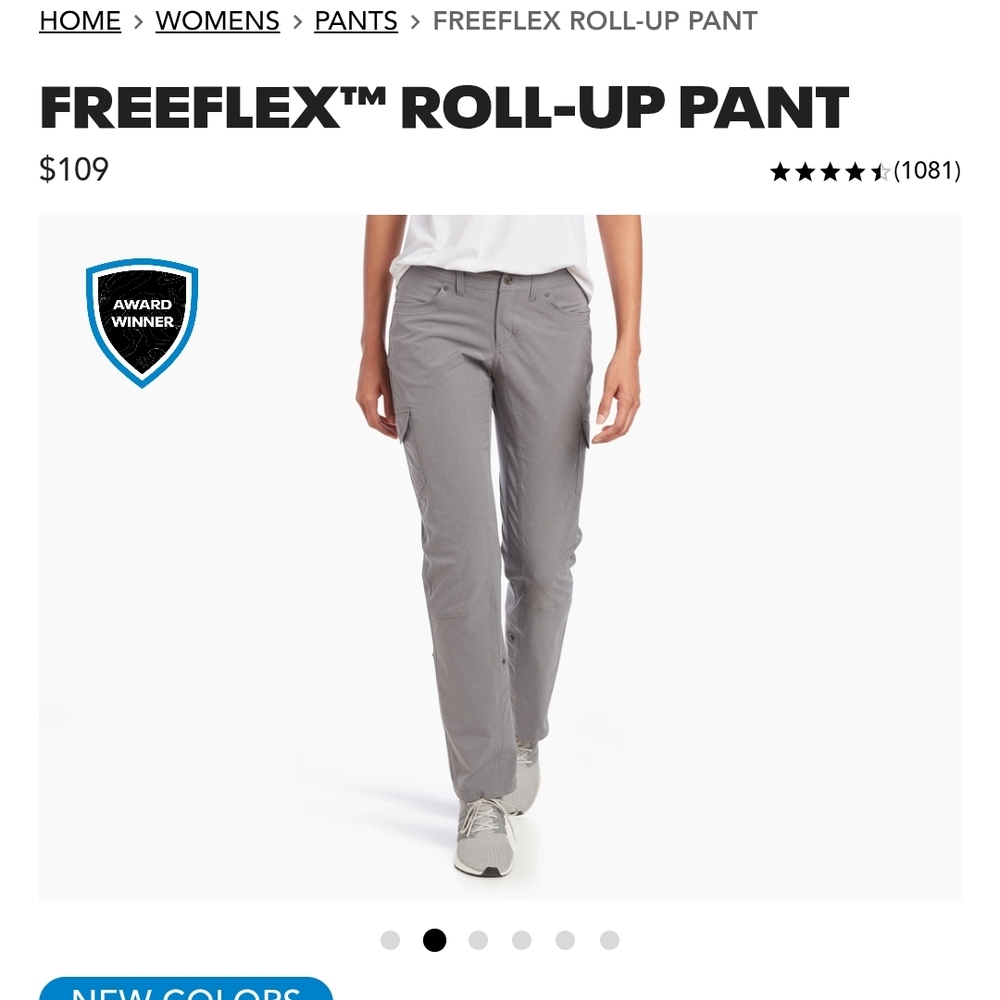 Kuhl Blue Women's Outdoor Roll-Up Pants